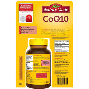 Nature Made Coq10 200 Mg, Naturally Orange, Value Size,140 Count Softgels