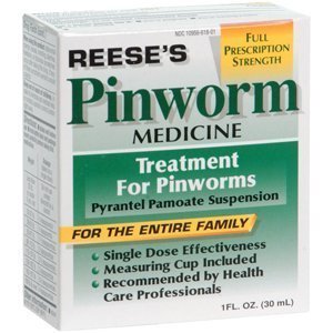 Reese's Pinworm Medicine - 1oz PYRANTEL PAMOATE SUSPENSION (Pack of 5)