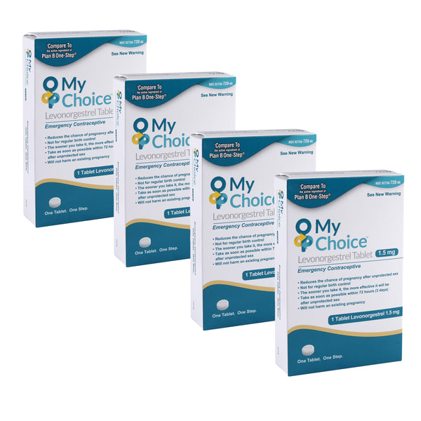 My Choice emergency contraceptive four-pack