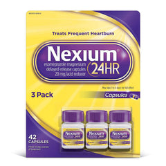 NEXIUM Acid Reducer - Esomeprazole 20mg, 14 Capsules (Pack of 3)