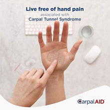 Carpal AID Tunnel Syndrome | No Surgery or Drugs | Wrist Support | Clinical Tested | No Side Effects (6 Count, For Smaller Hands)