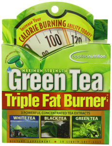 Applied Nutrition Green Tea Triple Fat Burner, 30 Liquid Soft-Gels