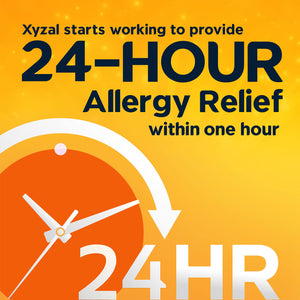 Xyzal Allergy Pills, 24-Hour Allergy Relief, Original Prescription Strength, 110 Count