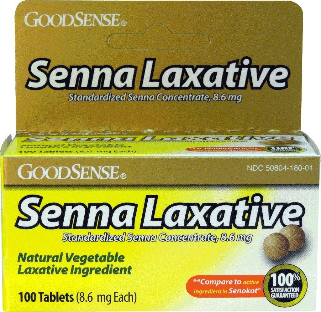 GoodSense Senna 8.6mg  Laxative 100 Count Tablets