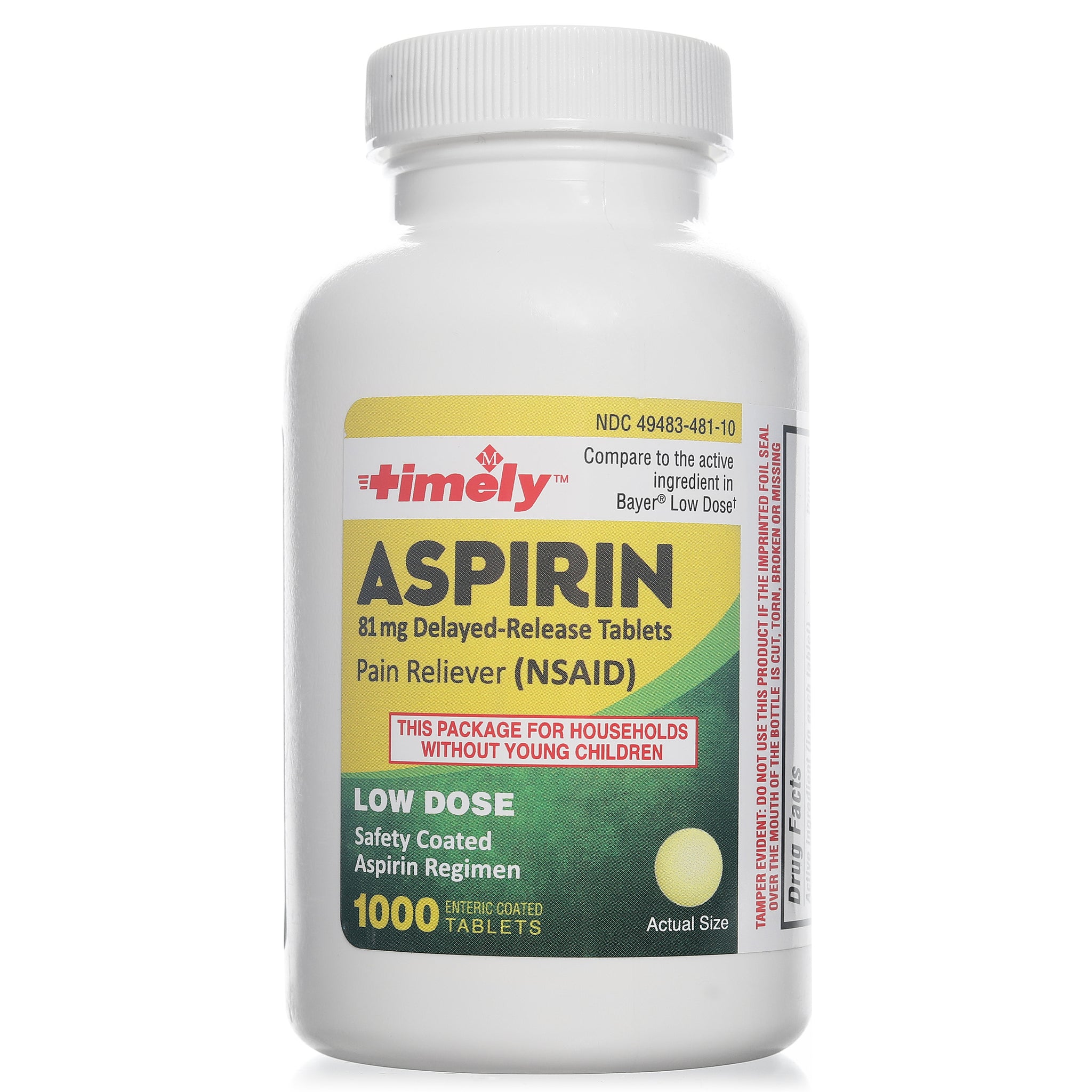 Aspirin 81 mg tablets