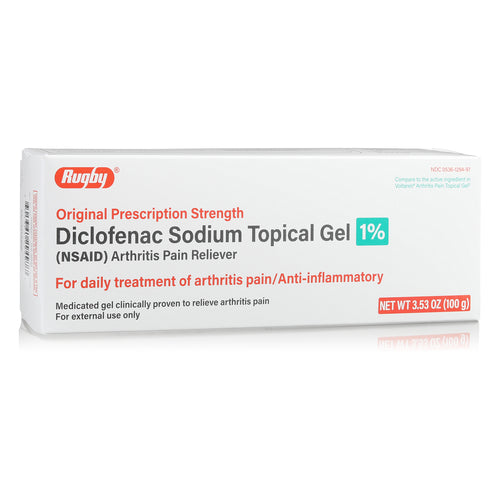 Arthritis Pain Reliever | Diclofenac Sodium Topical Gel, 1% | 100 g tube