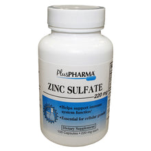 PlusPharma Zinc Sulfate 220 mg 100 Count Capsules