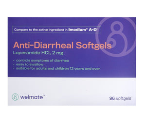 Anti-Diarrheal Softgels | Loperamide HCL, 2 mg | 96 Count Blister Pack