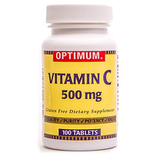 Vitamin C 500 mg | 100 Count Tablets | Gluten Free | Dietary Supplement